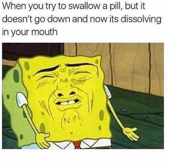 meme pill dissolving