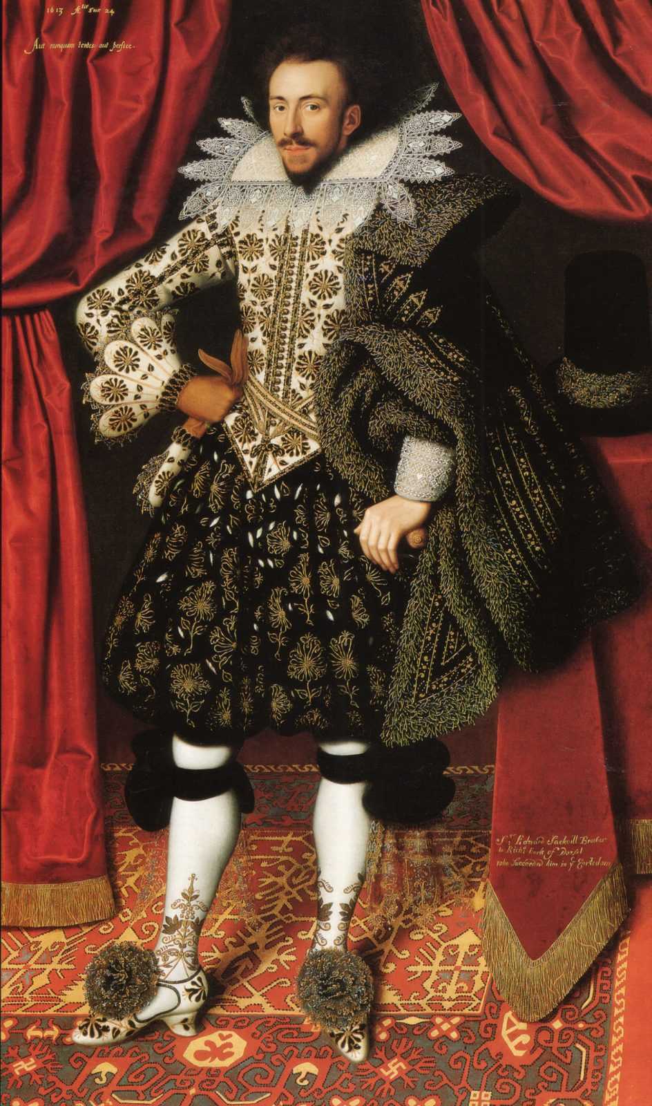 The Varnish Was Removed From This 400-Year-Old Painting, And The Difference It Made Was Insane | 1200px Richard Sackville Earl of Dorset The Varnish Was Removed From This 400-Year-Old Painting, And The Difference It Made Was Insane