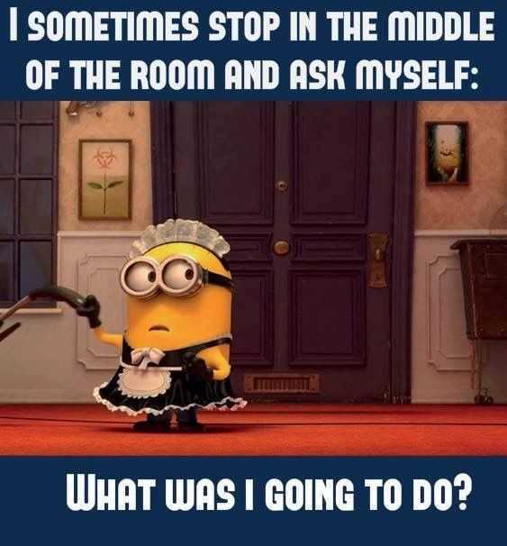 Funny snarky minion quotes about forgetfulness