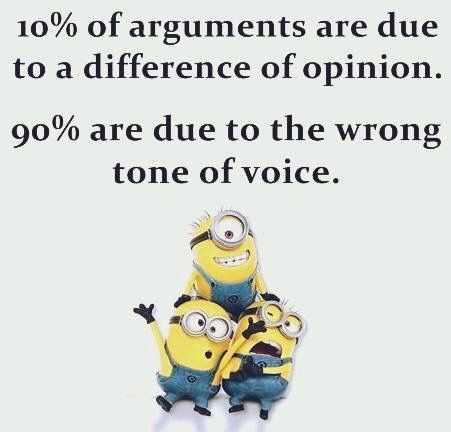 31 Funny Laugh-out-Loud Minions Pictures | minion wrong tone voice funny minions pictures - causes of arguments