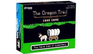 oregon trail card game box
