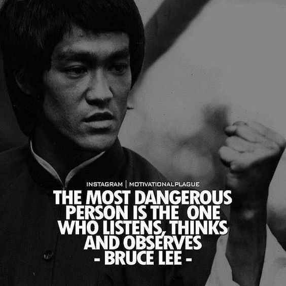 inspiring Motivational Quotes - by bruce lee