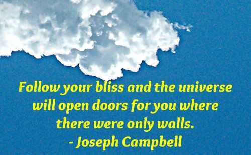 Motivational Quotes - follow your bliss