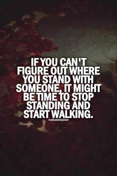 Motivational Quotes - stop standing and start walking
