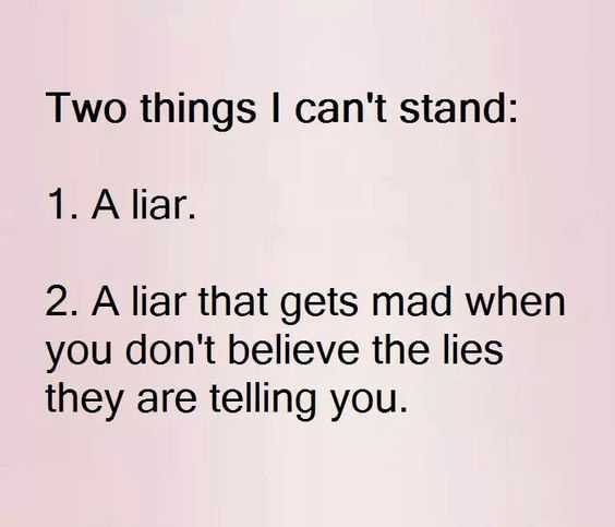Funny quote about liars