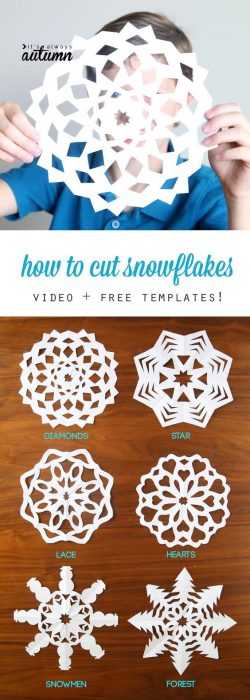 snow day crafts at home  snow flakes