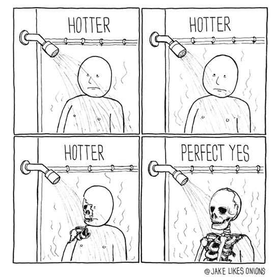 funny showering