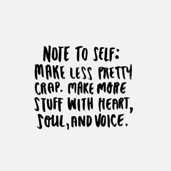 29 Inspirational Quotes to Lift You Up | quote make less crap Quotes for authenticity