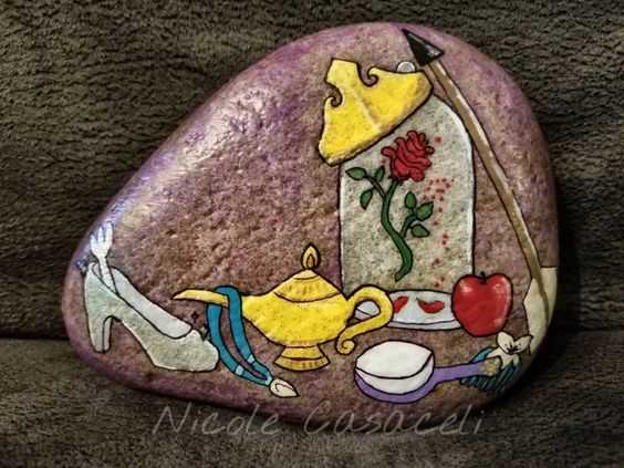 painted rock ideas easy  disney princess essentials