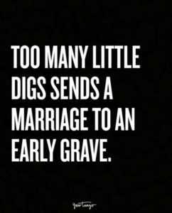 marriage too many digs