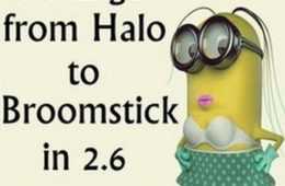 Minion Halo Broomstick