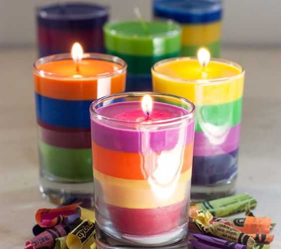 Diy Crayon Candles