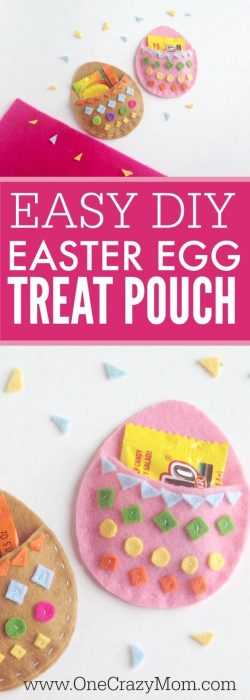 Clever DIY Easter Projects  treat pouch