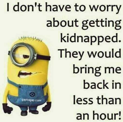 Hilarious Minion Quotes with Attitude  kidnap