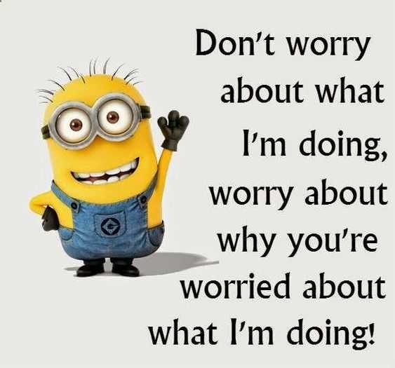 minion dont worry about