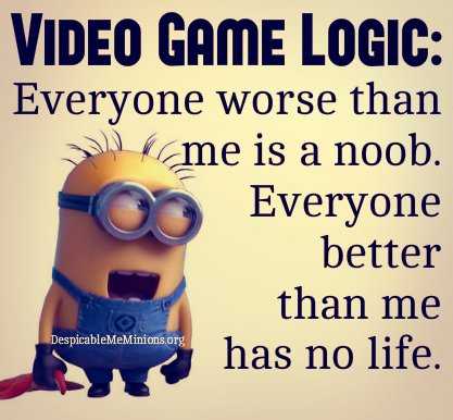 Hilarious Minion Quotes with Attitude  video game logic