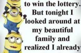 Minion Won Lottery