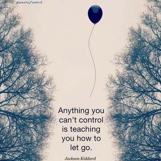 inspirational thought - Control