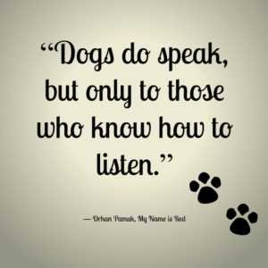 quote dogs speak