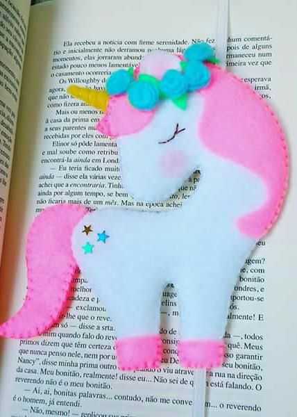 diy unicorn bookmark