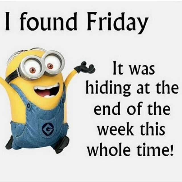 minion found friday