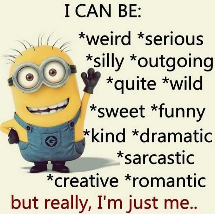 super funny minion quotes  I can be