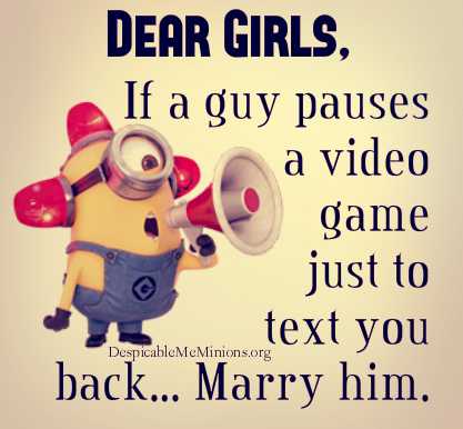 minion marry him