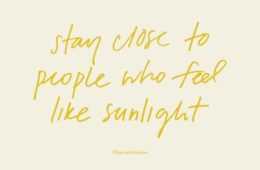 Quote Feel Like Sunlight