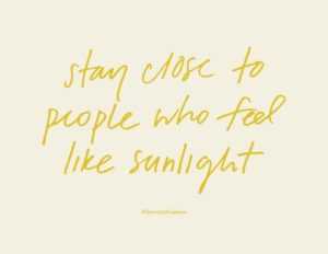 quote feel like sunlight