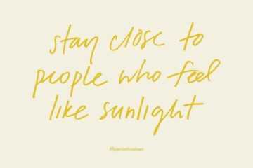 Quote Feel Like Sunlight