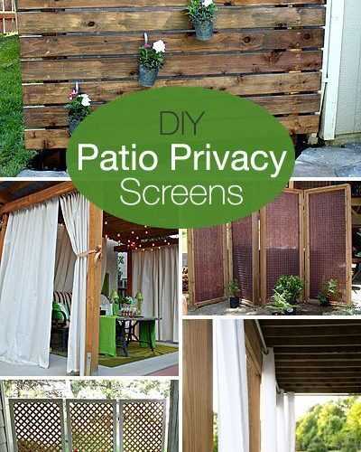Diy Patio Privacy