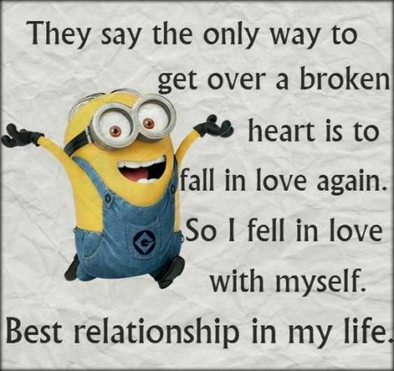 funny minion pictures with sayings  love yourself