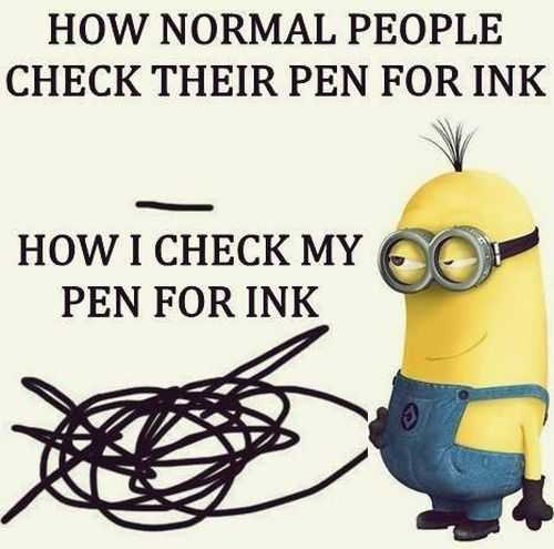 Funny Minion Images With Captions  pen