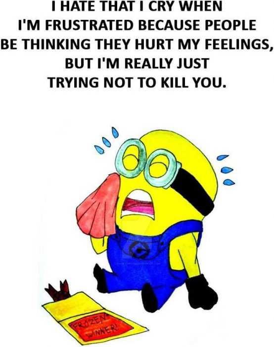 Funny Minion Images With Captions  frustration