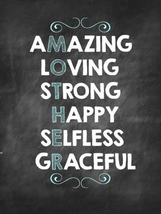 inspiration quotes for mother's day  an amazing person