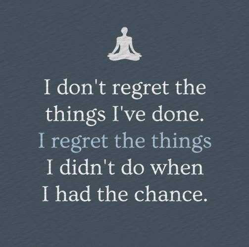 Inspirational Quotes About Yourself  regret