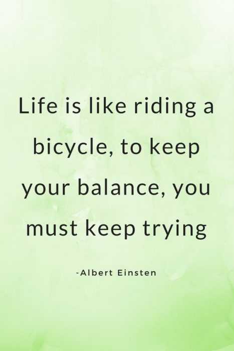 Inspirational Quotes About Yourself  riding a bicycle