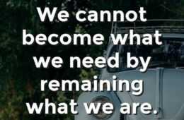 Quote What We Become