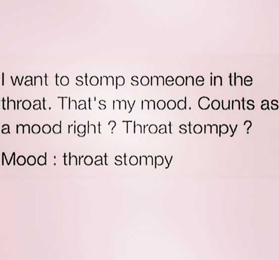 Funny Mood Throat