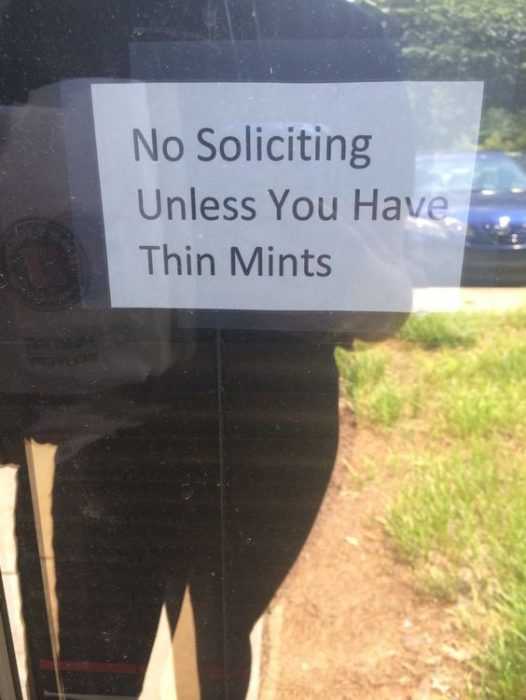 Funny No Soliciting
