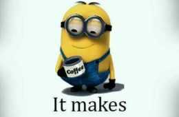 Minion Coffee Spill