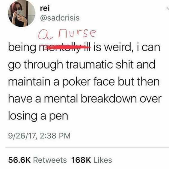 quote being nurse weird