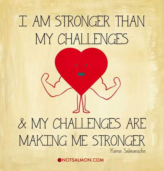 quote stronger challenges