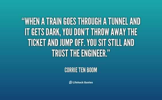 quote when a train