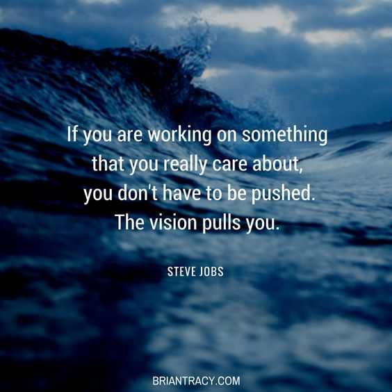 Quote Working On Something Care About