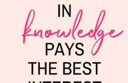 Quote Knowledge Investment