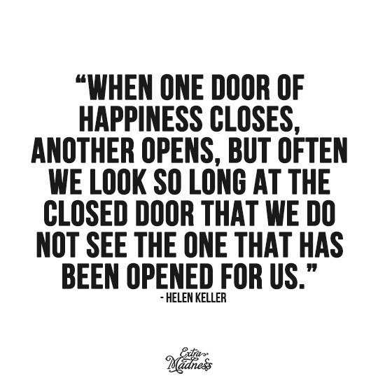 quote when one door
