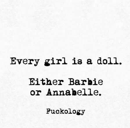 Quote Every Girl Doll