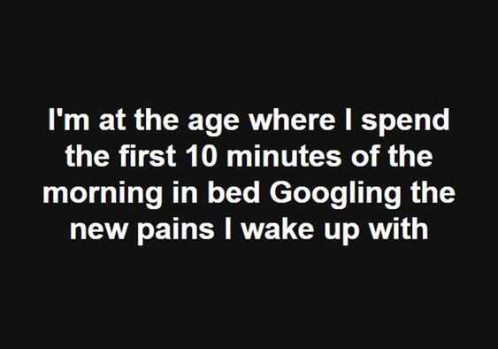 Quote Googling New Pains