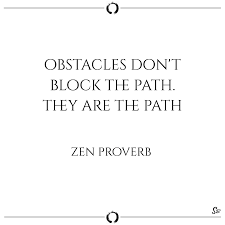 quote obstacles path